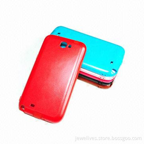 TPU Case with PU Texture, Ideal for Samsung S4
